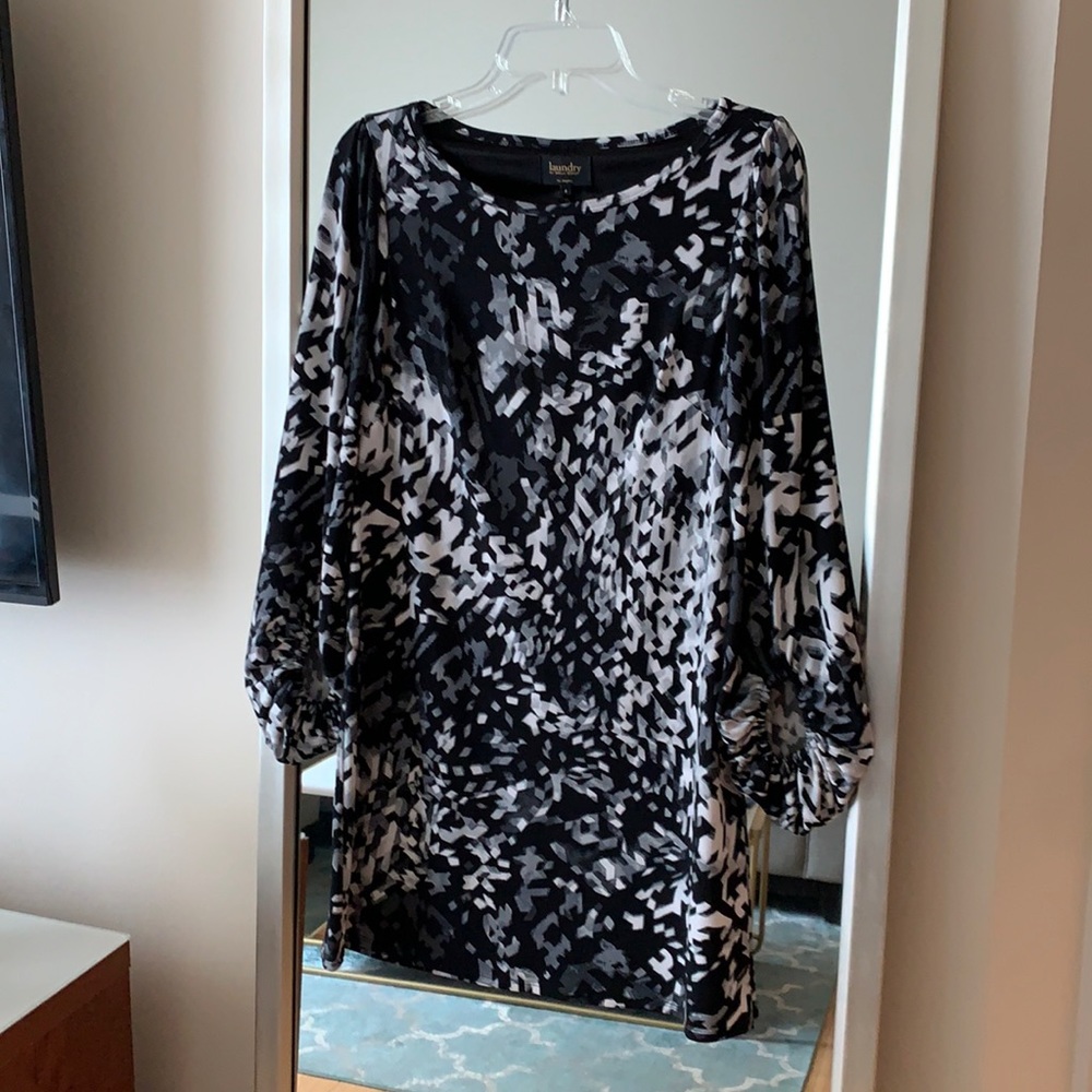 Laundry By Shelli Segal Patterned Shift Dress - image 1